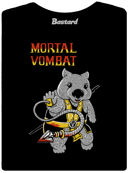 Mortal Vombat dámské tričko premium Black