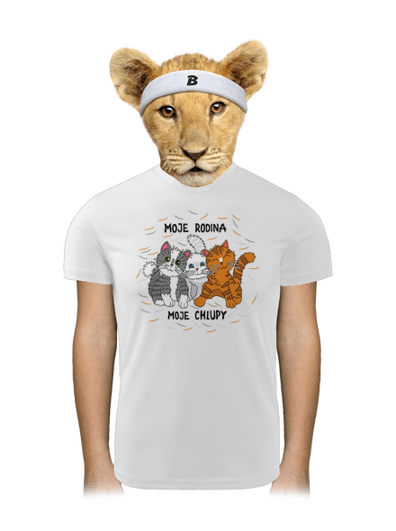 Moje rodina dětské sportovní tričko White