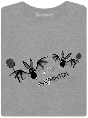 Batminton dámské tričko Dark Gray Melange