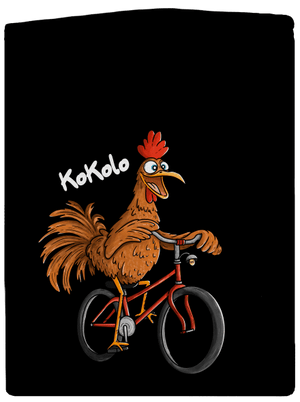 Kokolo pánská mikina na zip Black