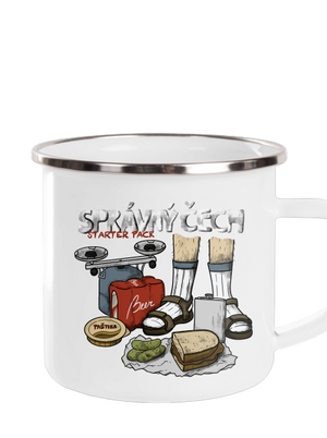 Správný Čech plecháček White