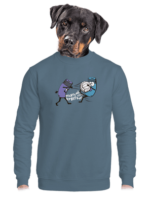 unisex mikina bez kapuce