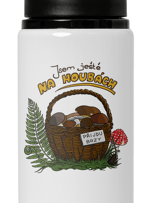 Na houbách lahev na vodu White