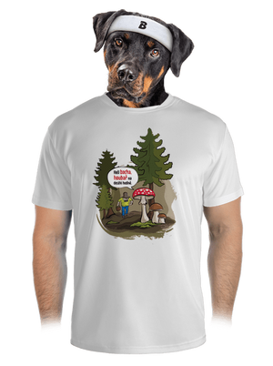 Bacha houbař pánské sportovní tričko White