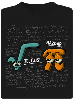 Pí, čus! dětské sportovní tričko Black