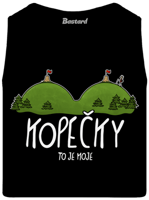 Kopečky pánské tílko Black