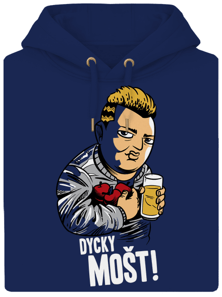 Dycky mošt unisex mikina premium Navy