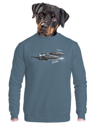 unisex mikina bez kapuce