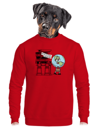 unisex mikina bez kapuce