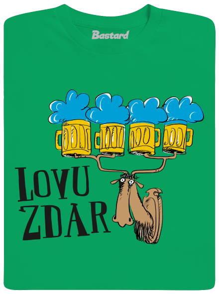 Lovu zdar dětské tričko Kelly Green