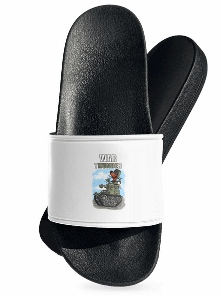War Hunde pantofle White