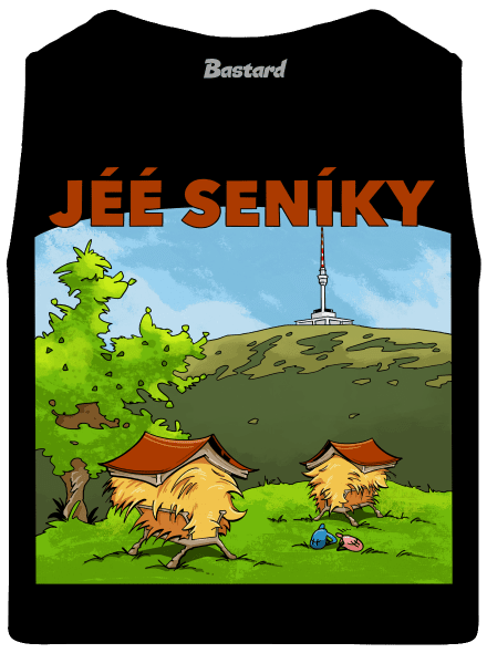 Jeseníky pánské tílko Black