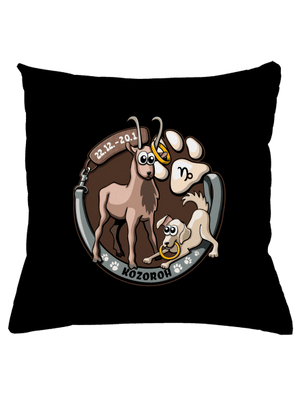 Psí horoskop: Kozoroh polštář Black