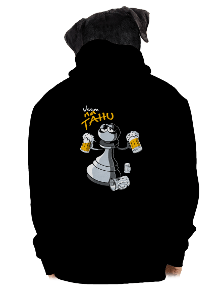 Na tahu pánská mikina na zip Black