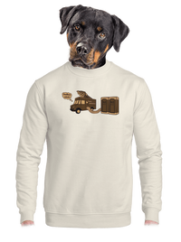 unisex mikina bez kapuce