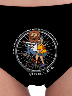 Cyklistický horoskop: Lev dámské kalhotky Black
