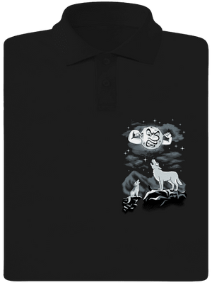 Vlčí árie pánská polokošile Black