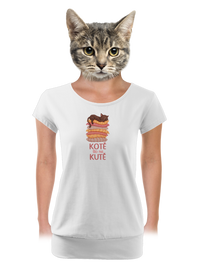 dámské tričko s lemem