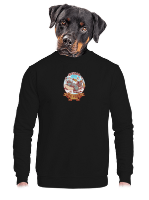 unisex mikina bez kapuce