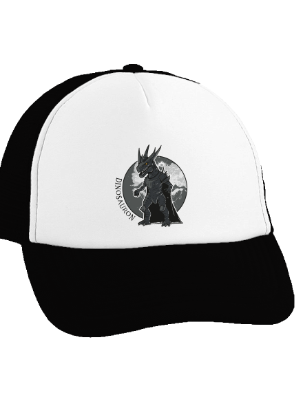 Dinosauron kšiltovka truckerka Black cap