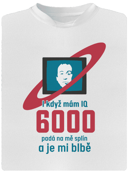 IQ 6000 pánské sportovní tričko White