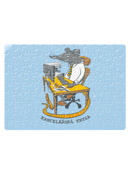 Kancelářská krysa puzzle White