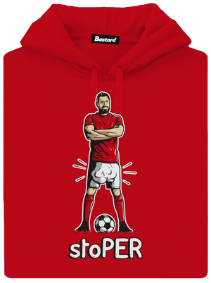 Stoper pánská mikina klokanka Red