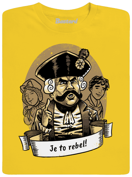 B14: S čerty nejsou žerty pánské tričko Gold