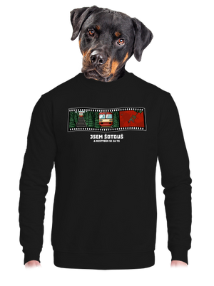 unisex mikina bez kapuce