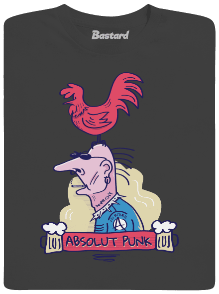 Absolut Punk pánské tričko Dark Grey