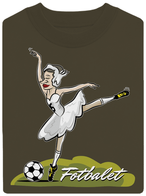 Fotbalet unisex mikina bez kapuce Urban Khaki