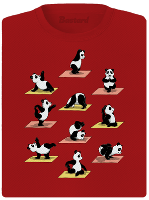 Pandí jóga dámské sportovní tričko Red Mal