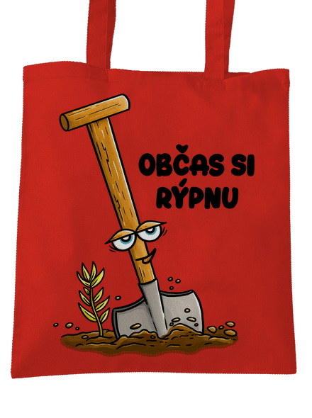 Občas si rýpnu taška Bright Red