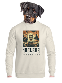 unisex mikina bez kapuce