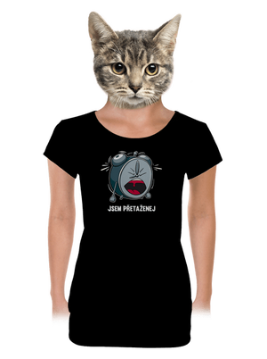 dámské tričko s lemem