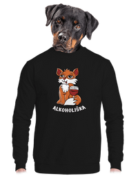 unisex mikina bez kapuce
