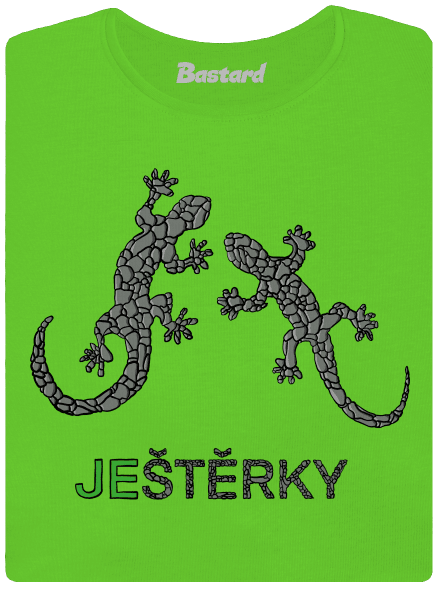 Ještěrky dámské tričko Apple Green