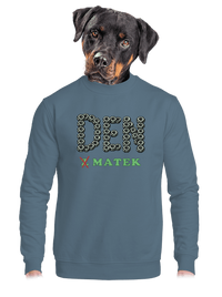 unisex mikina bez kapuce