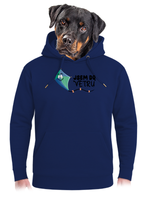 Do větru unisex mikina premium Navy