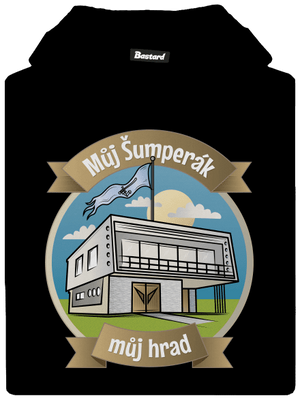 Šumperák dětská mikina klokanka Black