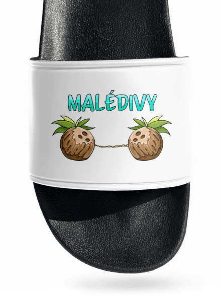 Malédivy pantofle White