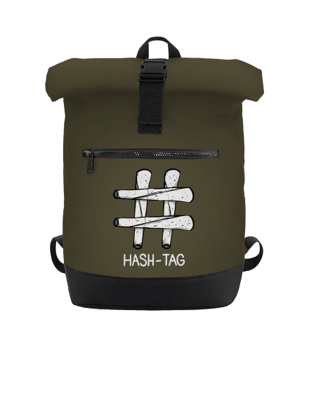 Hash tag batoh Military Green