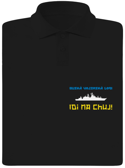Ukrajina - Lodi idi na chuj pánská polokošile Black