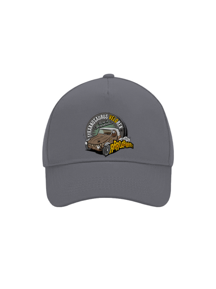 Tyrannosaurus Velorex kšiltovka baseballka Graphite grey