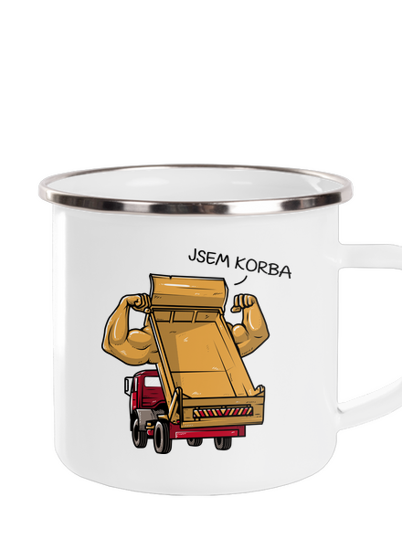 Korba plecháček White