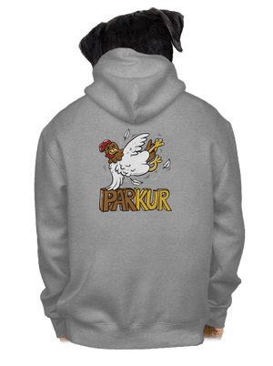 Parkur pánská mikina na zip Light Melange