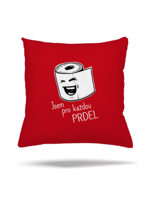 Prdel polštář Red