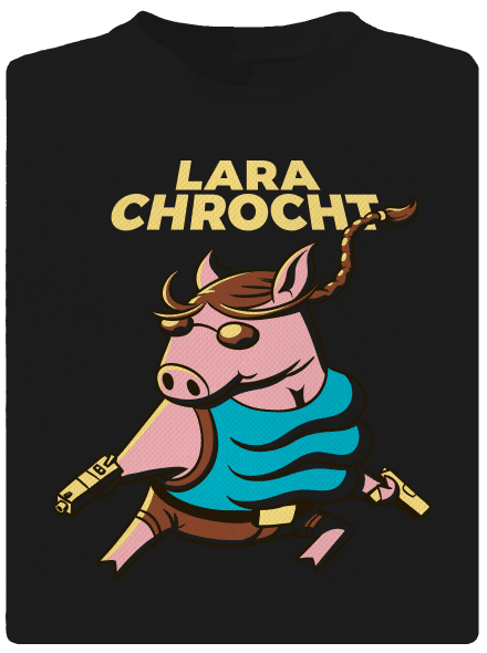 Lara Chrocht dětské sportovní tričko Black