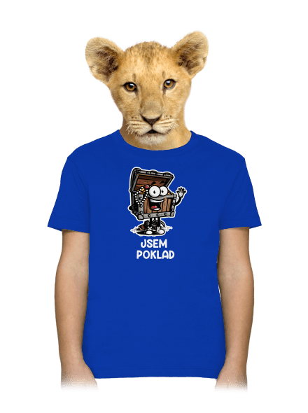 Jsem poklad dětské tričko Royal Blue