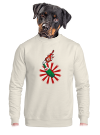 unisex mikina bez kapuce